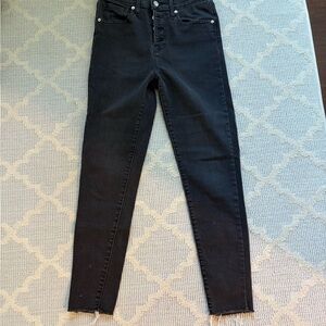 Levi's Women's High Rise Black Jeans
